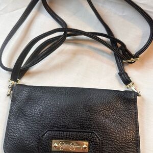 Jessica Simpson Textured Black Crossbody Bag